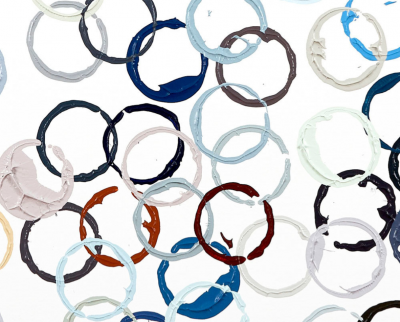 Kyong Lee Prayed for 02 Abstract painting 2018