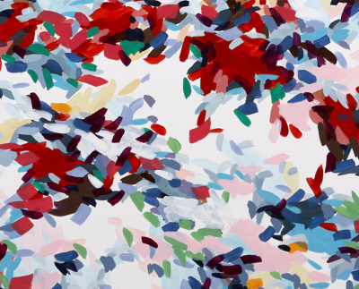 Kyong Lee Record of Undefied Color 34 Abstract Painting 2021