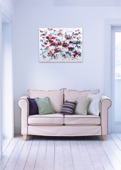 Kyong Lee Record of Undefied Color 34 Abstract Painting 2021