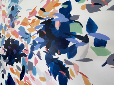 Kyong Lee Record of Undefined Color 23 Abstract Painting 2021