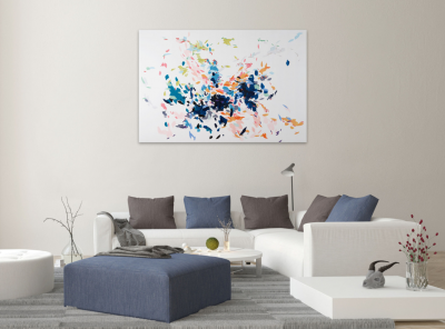 Kyong Lee Record of Undefined Color 23 Abstract Painting 2021