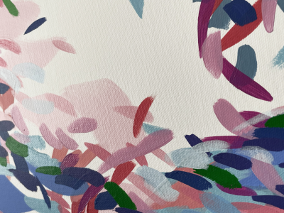 Kyong Lee Record of Undefined Color 25 Abstract Painting 2021