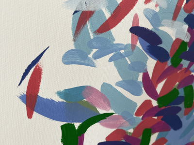 Kyong Lee Record of Undefined Color 25 Abstract Painting 2021