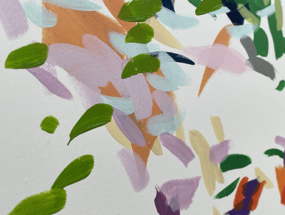 Kyong Lee Record of Undefined Color 28 Abstract Painting 2021