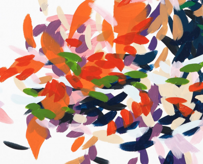 Kyong Lee Record of Undefined Color 28 Abstract Painting 2021