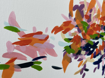 Kyong Lee Record of Undefined Color 28 Abstract Painting 2021