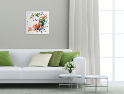 Kyong Lee Record of Undefined Color 28 Abstract Painting 2021