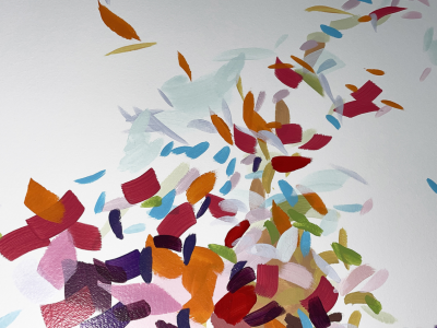 Kyong Lee Record of Undefined Color 30 Abstract Painting 2021