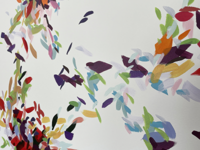 Kyong Lee Record of Undefined Color 30 Abstract Painting 2021