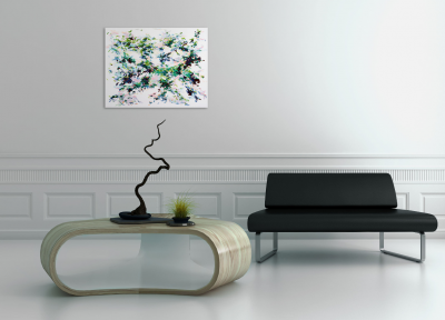 Kyong Lee Record of Undefined Color 32 Abstract Painting 2021