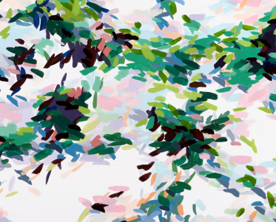 Kyong Lee Record of Undefined Color 32 Abstract Painting 2021