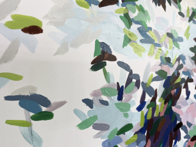 Kyong Lee Record of Undefined Color 32 Abstract Painting 2021