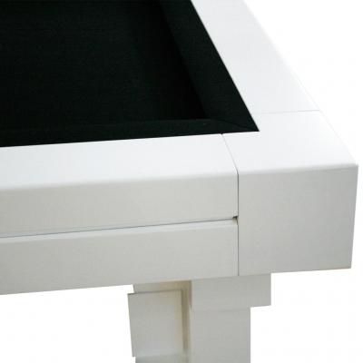 L A Studio L A Studio Contemporary Modern Brutalism Style White Pool Table