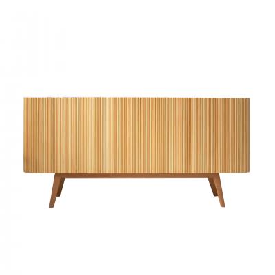 L A Studio L A Studio Contemporary Modern Linden and Lemongrass Wood Sideboard
