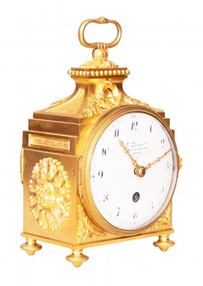 L Leroy Cie Ormolu Carriage Clock