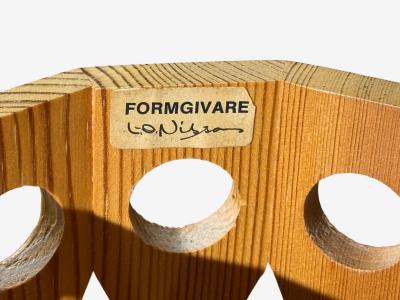 L O Nilsson Swedish Modern Table Lamp Pine Sweden 1930s