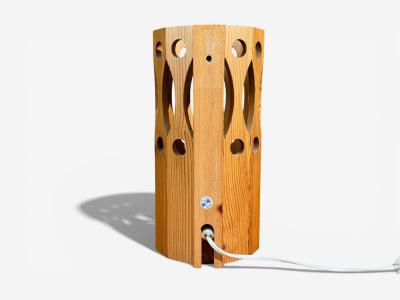 L O Nilsson Swedish Modern Table Lamp Pine Sweden 1930s