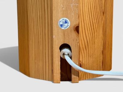 L O Nilsson Swedish Modern Table Lamp Pine Sweden 1930s