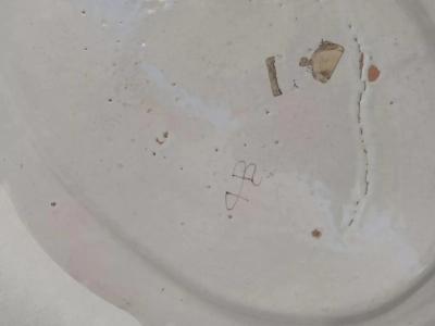 L on Brard Palissy Majolica French plate large high quality dish L on Brard 
