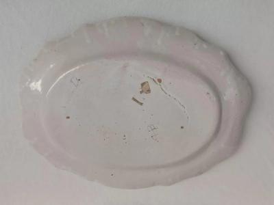 L on Brard Palissy Majolica French plate large high quality dish L on Brard 