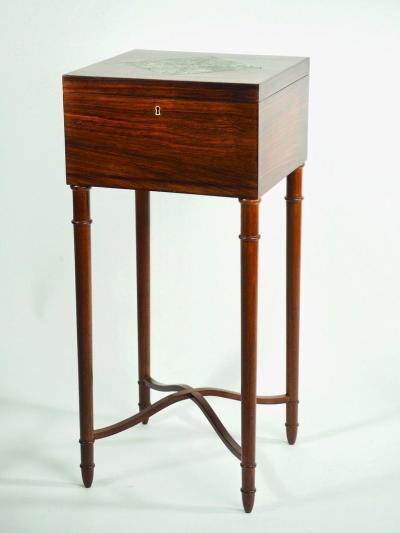 L on Jallot Leon Jallot Lift Top Side Table