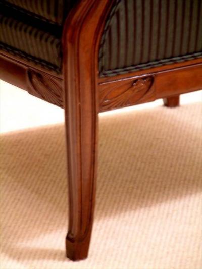 L on Jallot Leon Jallot Pair of Armchairs