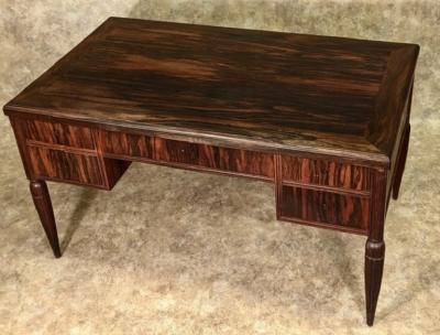 L on Jallot Leon Jallot desk in macassar ebony