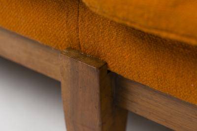 L on Jallot Three seater sofa in the style of L on Jallot Paris France circa 1940