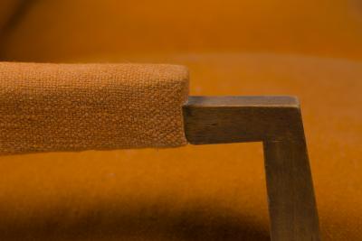 L on Jallot Three seater sofa in the style of L on Jallot Paris France circa 1940