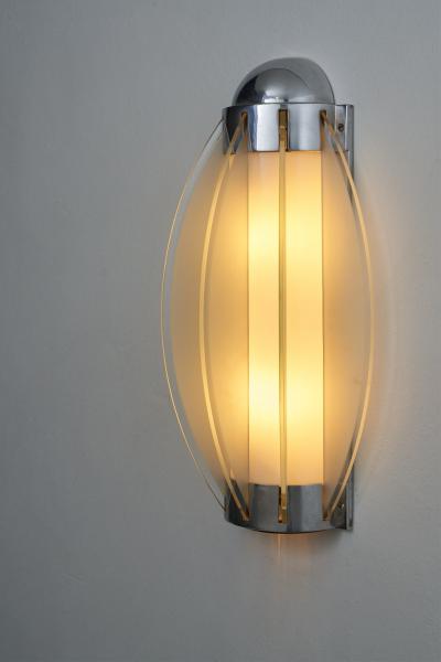 L on Stynen Art Deco Wall Sconce 1930s