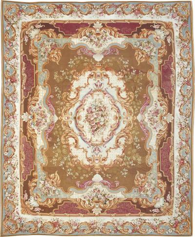 LARGE 19TH CENTURY FRENCH AUBUSSON RUG