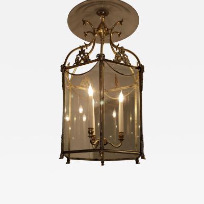 LARGE FINE CLASSIC HEXAGON HALL LANTERN