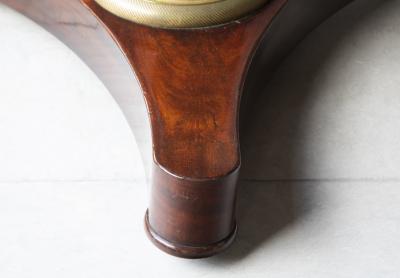 LARGE FLAME MAHOGANY EMPIRE GUERIDON