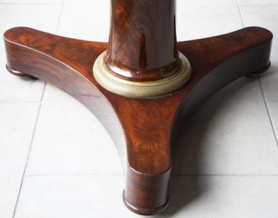 LARGE FLAME MAHOGANY EMPIRE GUERIDON