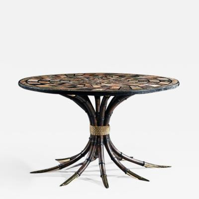 LARGE ITALIAN 19TH CENTURY SPECIMEN MARBLE TOP CENTRE TABLE
