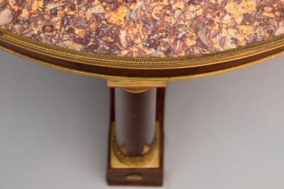 LARGE RESTAURATION PERIOD GILT BRONZE MOUNTED MAHOGANY GU RIDON CIRCA 1825