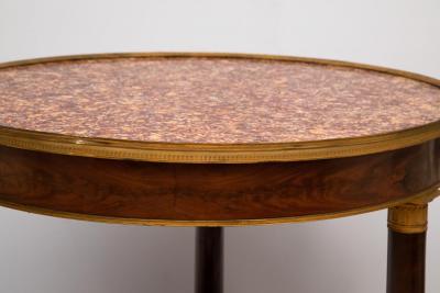 LARGE RESTAURATION PERIOD GILT BRONZE MOUNTED MAHOGANY GU RIDON CIRCA 1825