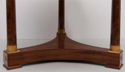 LARGE RESTAURATION PERIOD GILT BRONZE MOUNTED MAHOGANY GU RIDON CIRCA 1825