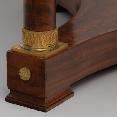 LARGE RESTAURATION PERIOD GILT BRONZE MOUNTED MAHOGANY GU RIDON CIRCA 1825