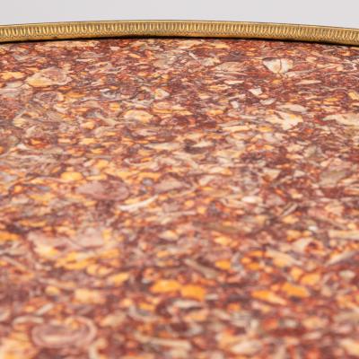LARGE RESTAURATION PERIOD GILT BRONZE MOUNTED MAHOGANY GU RIDON CIRCA 1825