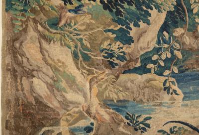 LATE 17TH CENTURY FLEMISH VERDURE TAPESTRY