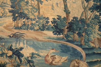 LATE 17TH CENTURY FLEMISH VERDURE TAPESTRY