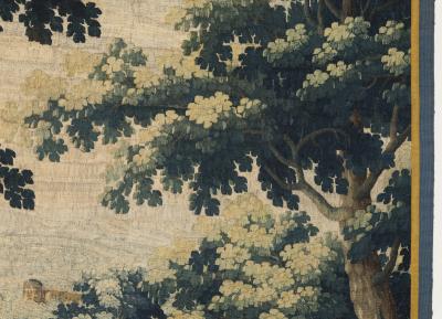 LATE 17th EARLY 18TH CENTURY BRUSSELS VERDURE TAPESTRY