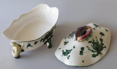 LATE 18TH CENTURY OVAL TERRINE FA ENCE DE MARSEILLES