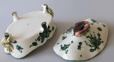 LATE 18TH CENTURY OVAL TERRINE FA ENCE DE MARSEILLES