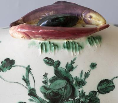 LATE 18TH CENTURY OVAL TERRINE FA ENCE DE MARSEILLES