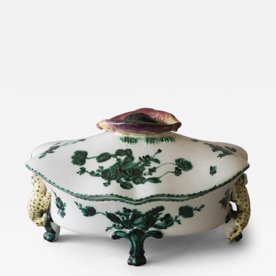 LATE 18TH CENTURY OVAL TERRINE FA ENCE DE MARSEILLES