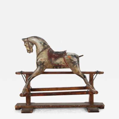 LATE 19TH CENTURY ROCKING HORSE