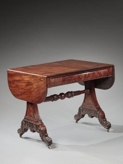 LATE FEDERAL SOFA TABLE