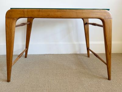 LATTICE TOP LOW TABLE WITH GLASS